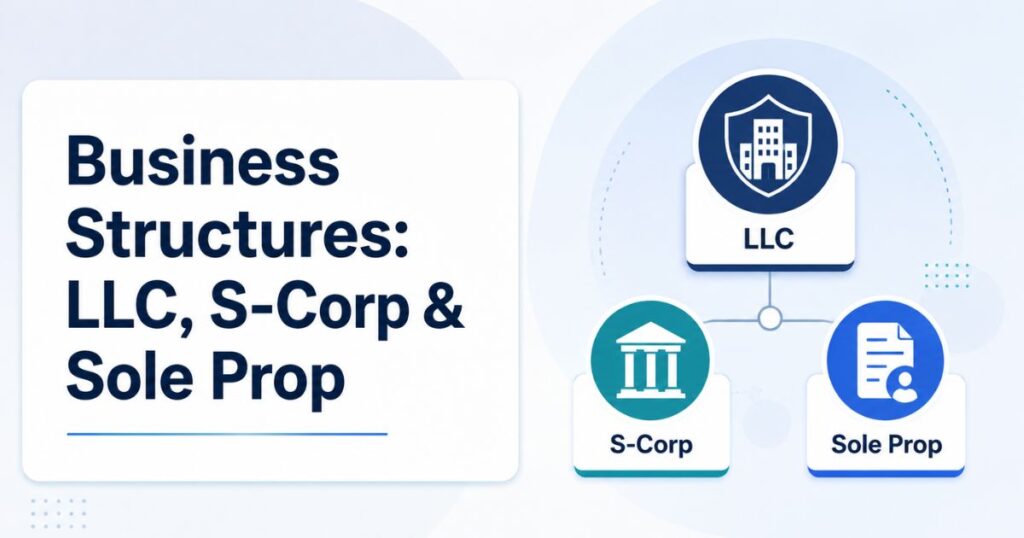 Business Structures Explained: LLC, S-Corp, and Sole Proprietorship