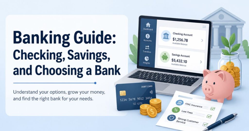 Banking Guide: Checking, Savings, and Choosing a Bank