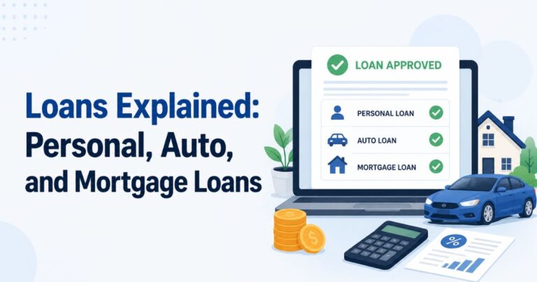 Loans Explained: Personal, Auto, and Mortgage Loans