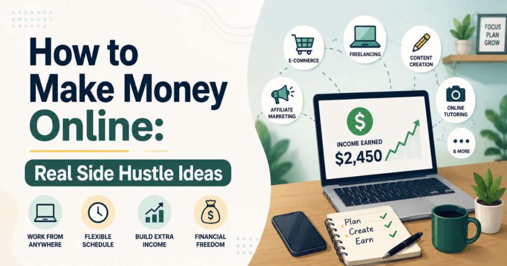 How to Make Money Online: Real Side Hustle Ideas